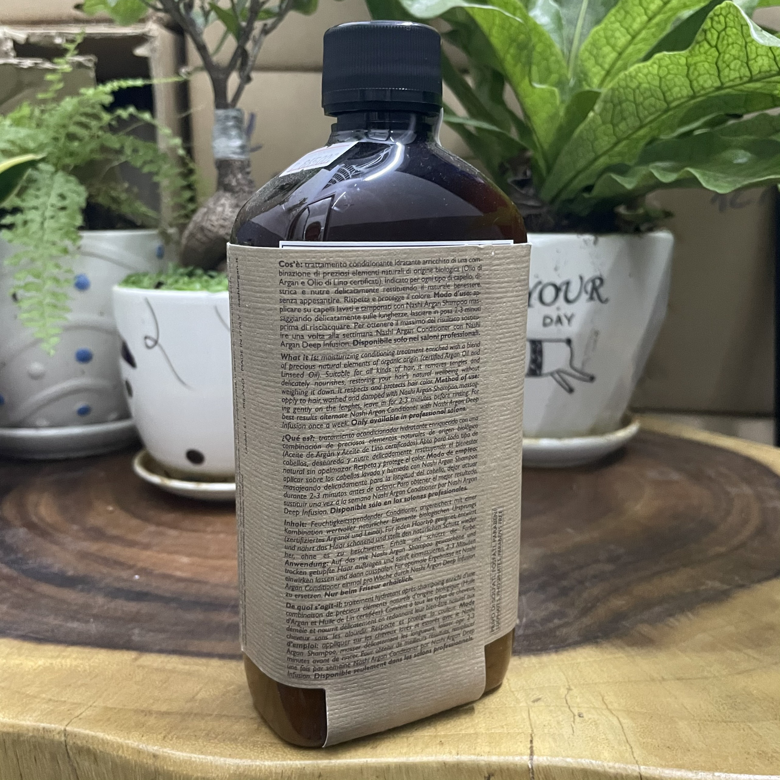 [HCM]Dầu xả chăm sóc tóc hư tổn Nashi Argan Conditioner 500ml
