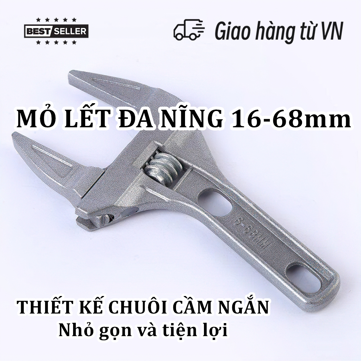 Mỏ lết đa năng vặn ống nước từ 6-68mm - Cờ lê bồn nước bằng hợp kim ...