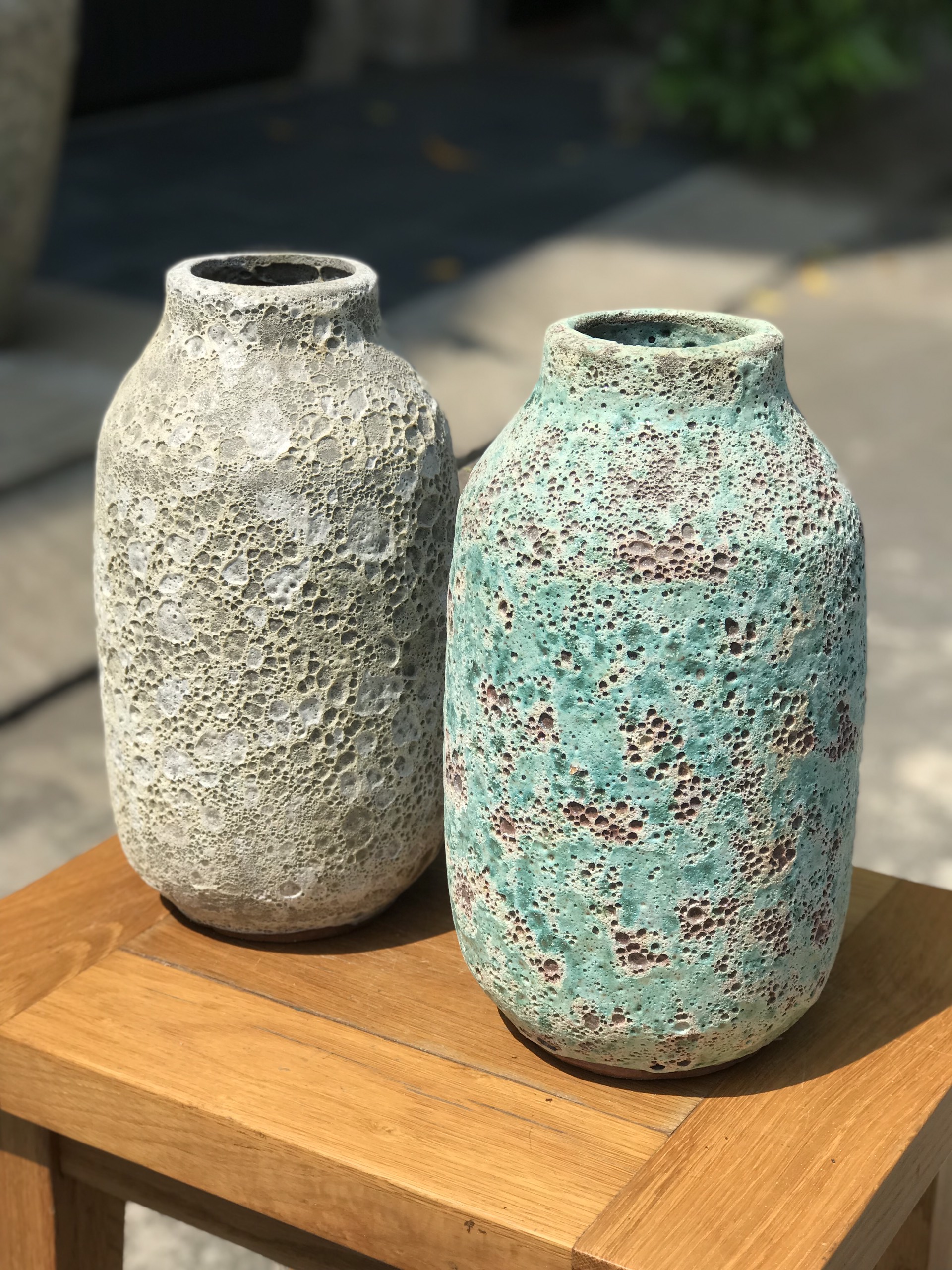 BÌNH HOA ATLANTIC GỐM SỨ MEN SÔI CẮM HOA TRANG TRÍ DECOR