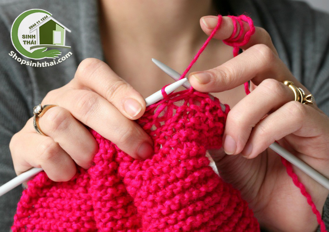 Cây kim đan len cao cấp - Dụng cụ đan len - 1 cặp 2 chiếc