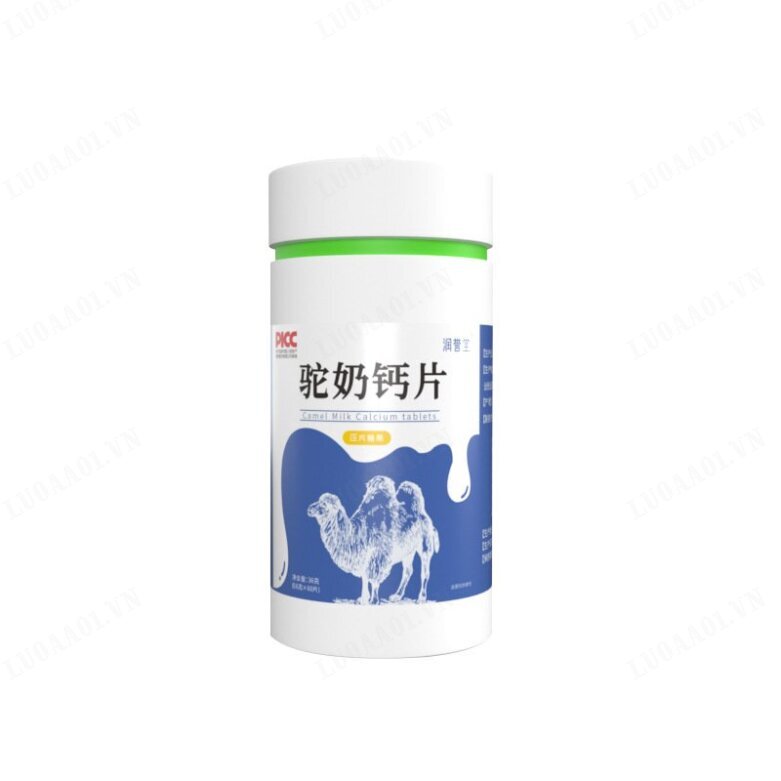 Luoaa01 Viên canxi sữa lạc đà tốt cho sức khỏe và phát triển.