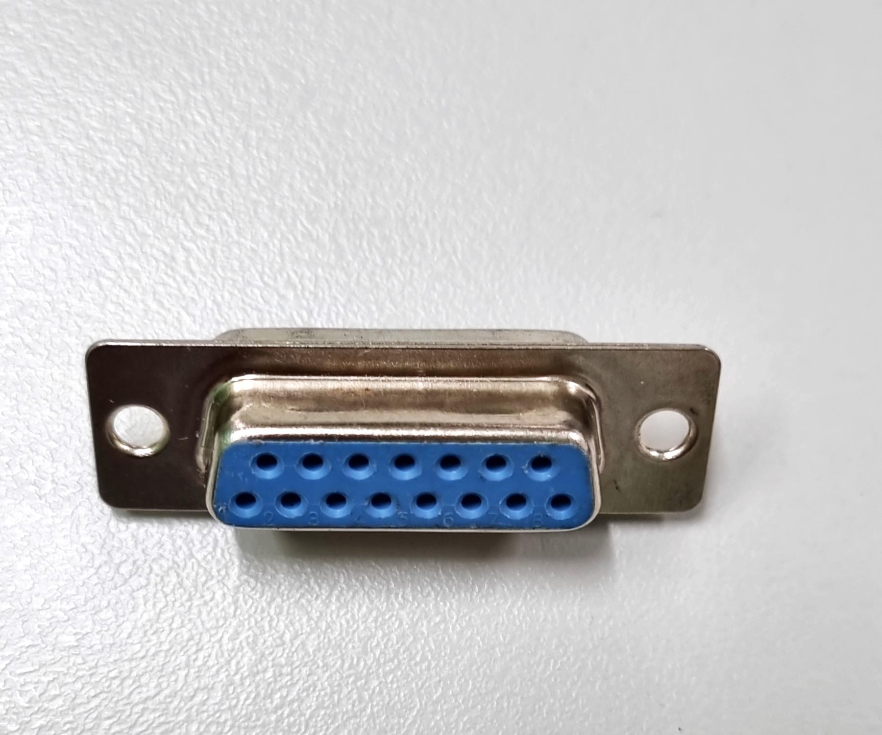 Đầu cắm DB15 chân thẳng 2 hàng (Đầu hàn 15 chân)