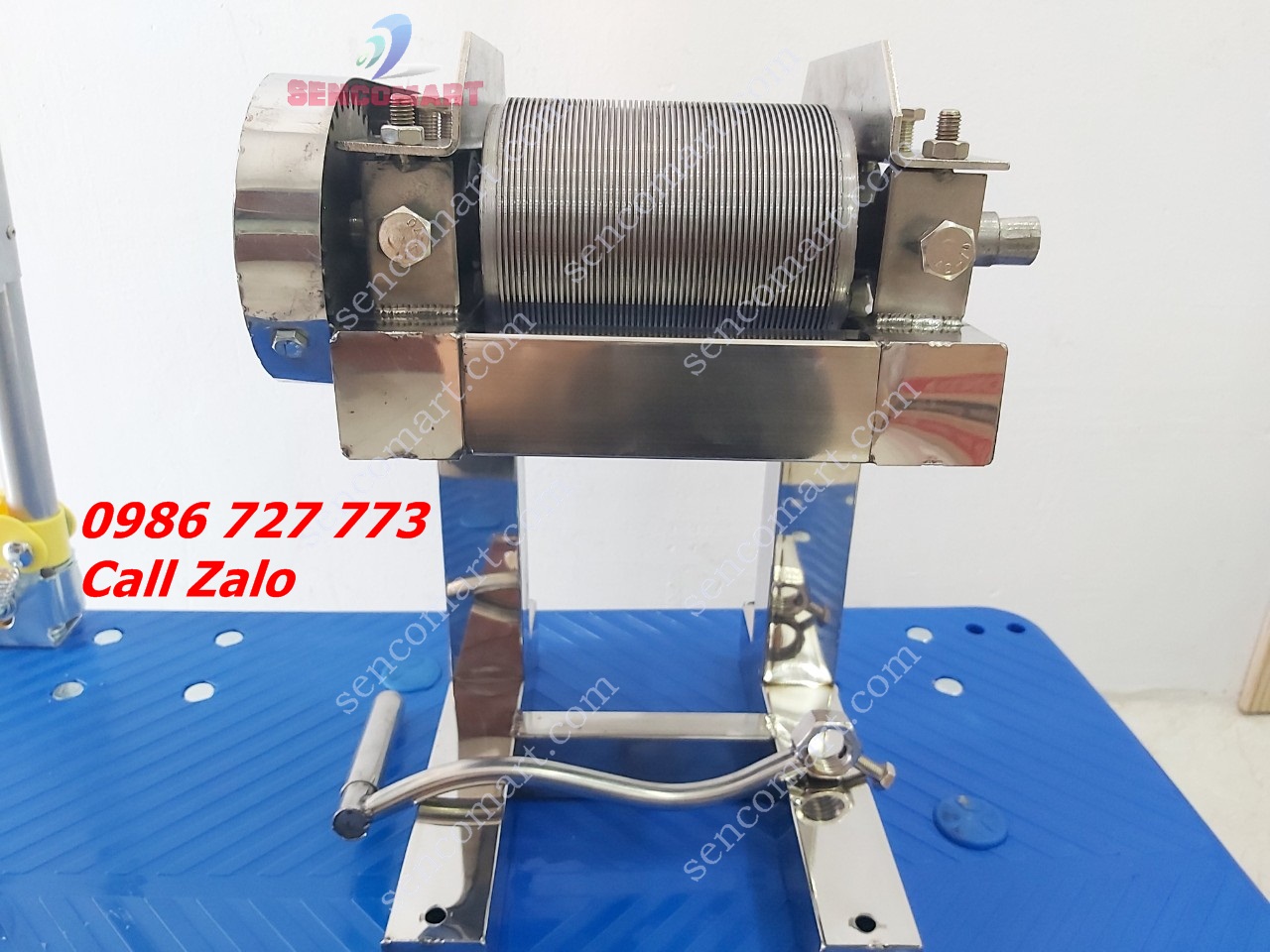 Máy thái bì heo, máy thái da heo bằng inox