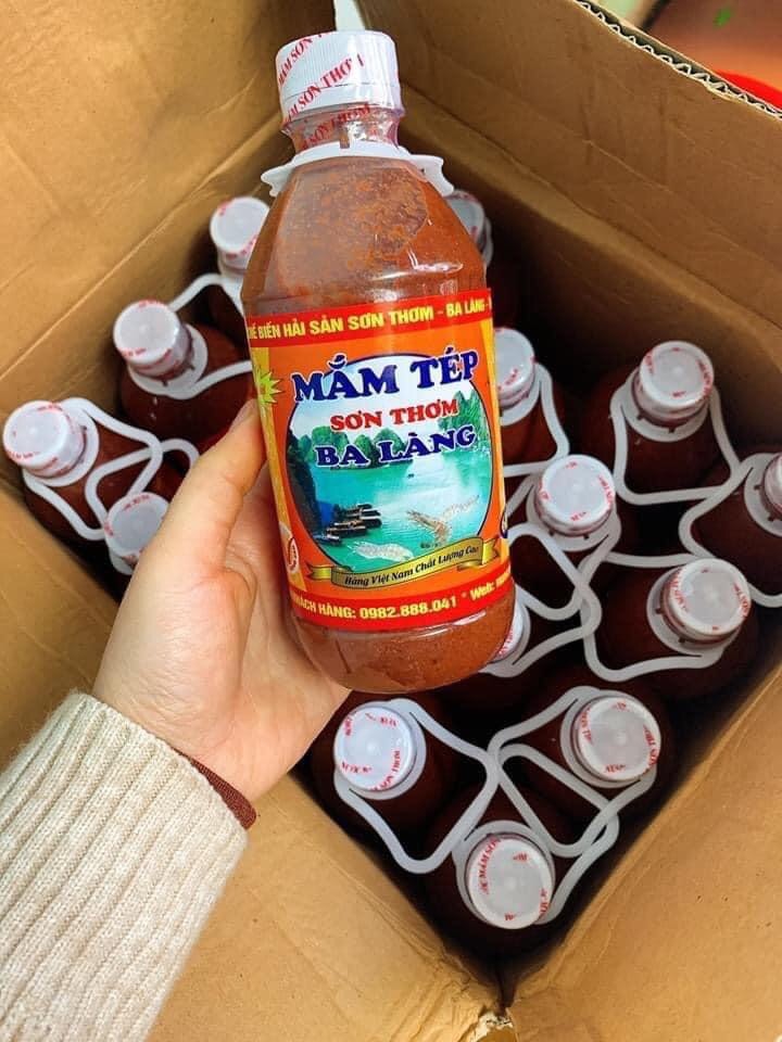 MẮM TÔM MẮM TÉP BA LÀNG THƯƠNG HIỆU SƠN THƠM 500ML