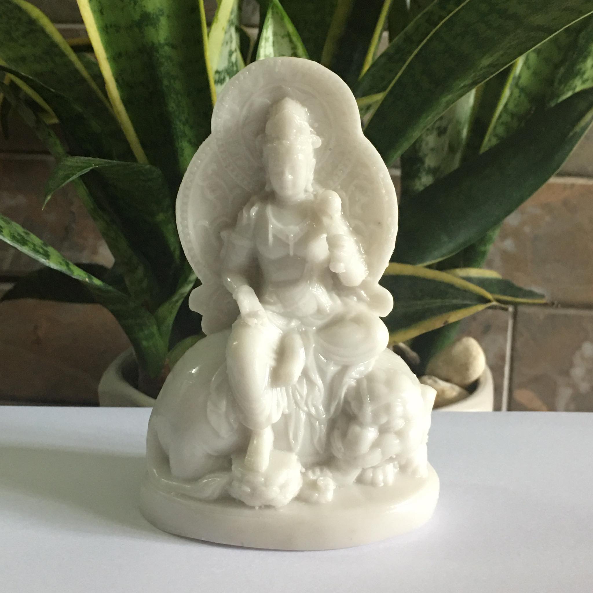 Tượng phổ hiền bồ tát cao 12 cm rộng 8 cm
