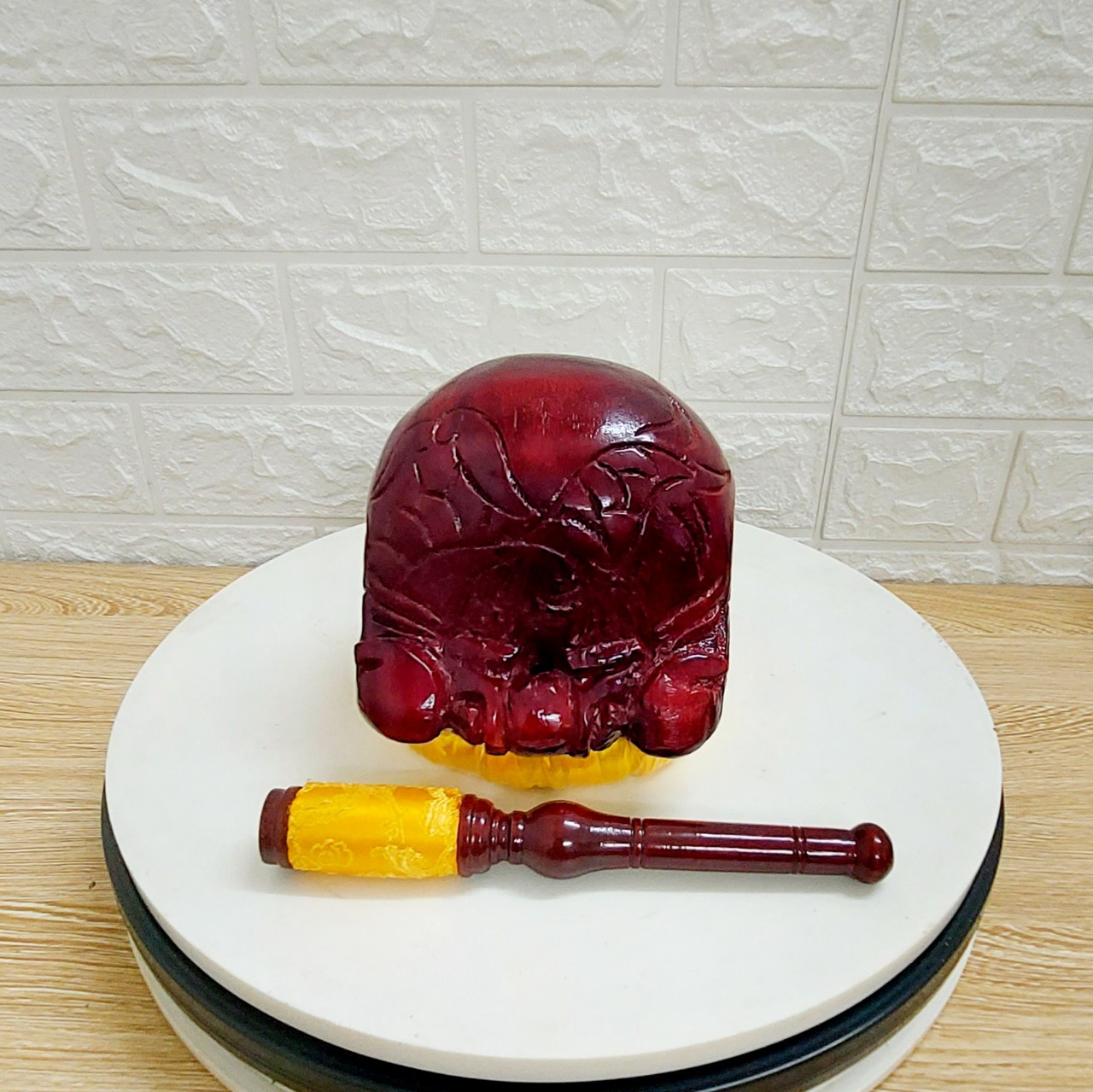 Mõ Tụng Kinh 3.5inch Tương Đương 10CM