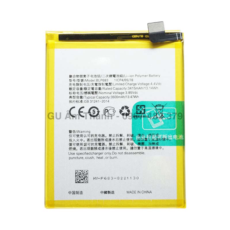 Pin thay thế cho Realme 2 Pro RMX1801 RMX1807 3500mAh