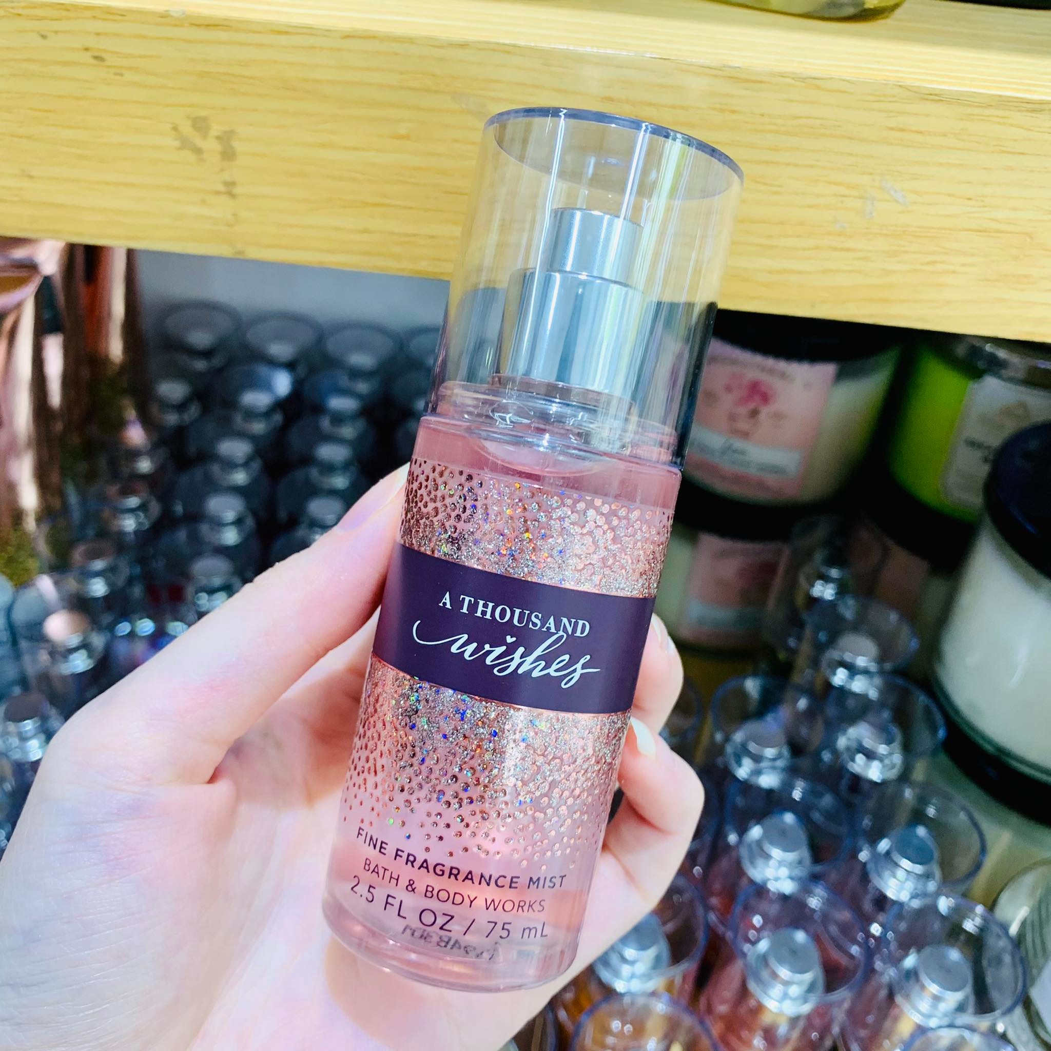 [SaigonScent][Travel Size] Xịt thơm toàn thân Bath & Body Works Body Mist ( đủ mùi 75mL )
