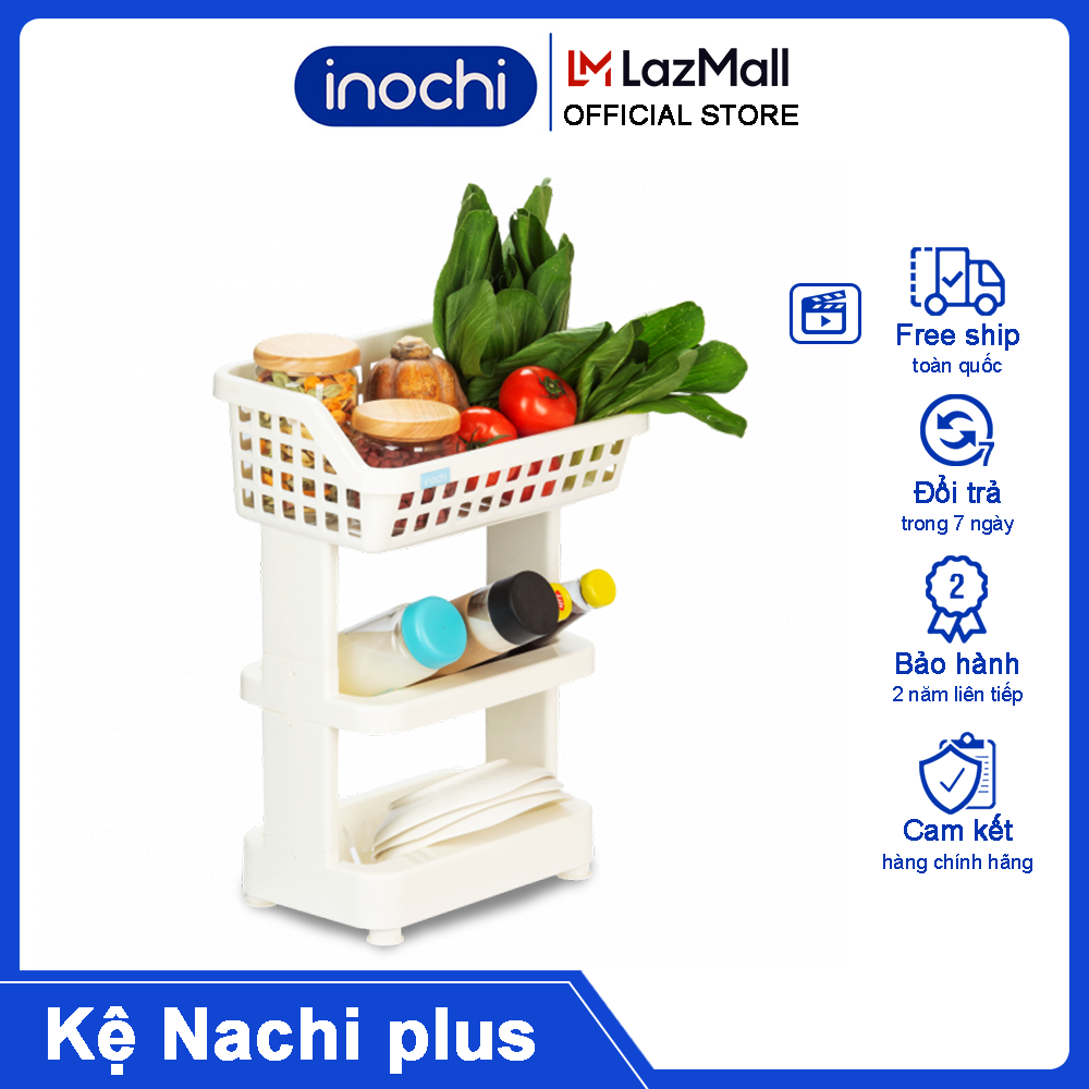 Kệ nhà bếp -Nachi INOCHI PLUS Thông Minh Dùng Đựng Gia Vị Nhà Bếp Giá Để Đồ Nhà Tắm Chắc Chắn Tiện lợi KE004