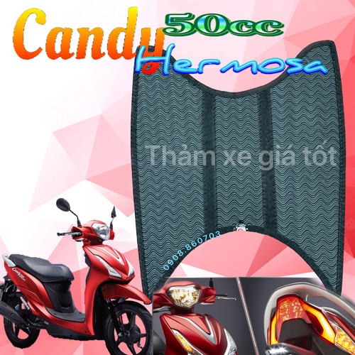 Thảm simili lót sàn xe, thảm xe Candy Hermosa