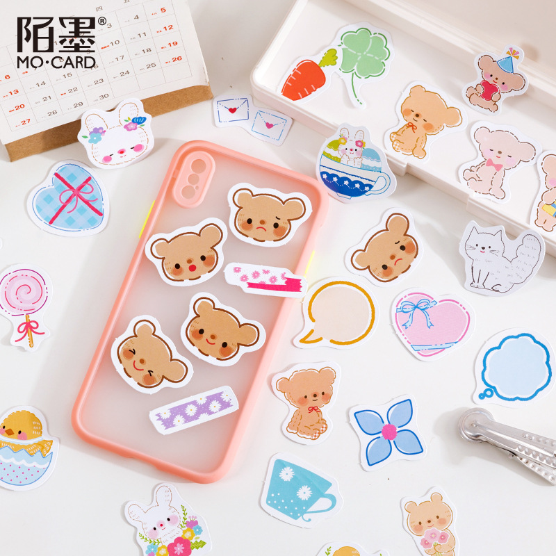 Hộp 45 Sticker Chủ Đề Kindergarten Diary Trang Trí Planner - Case Sover
