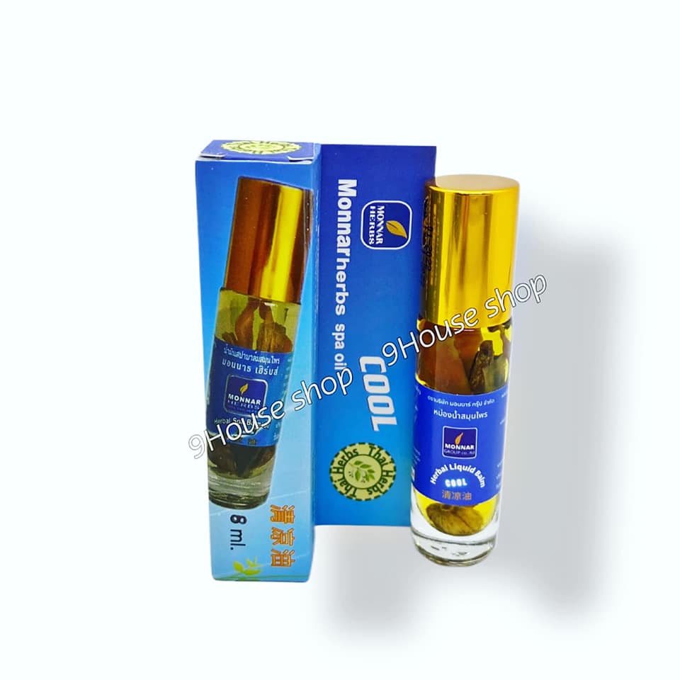 01 Dầu Lạnh Monnar Herbs Thái Lan 8ml (Cool Balm)