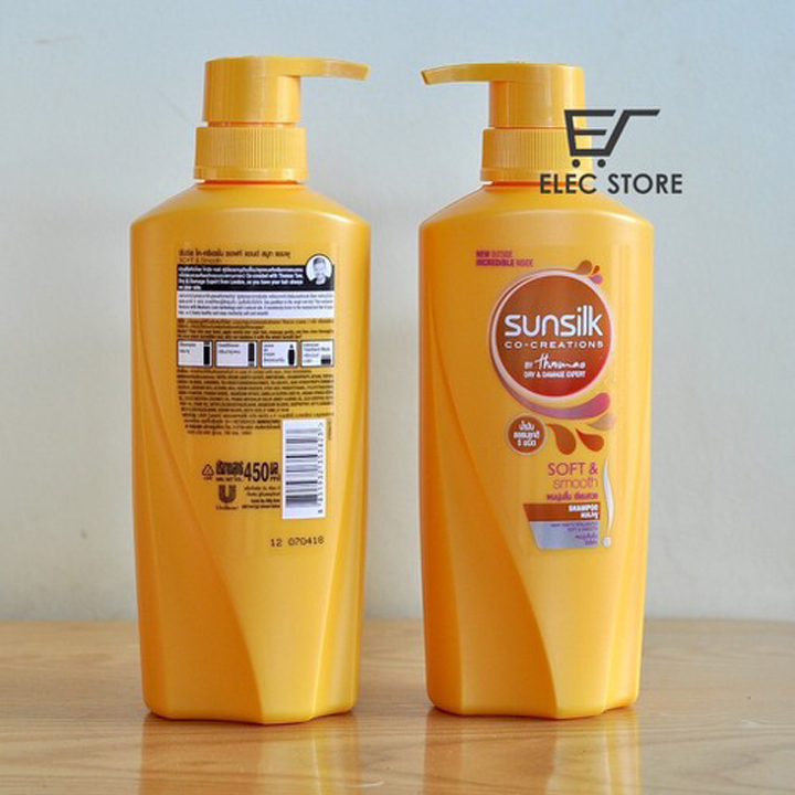 Bộ dầu gội và dầu xả Sunsilk Thái Lan 450ml (vàng)