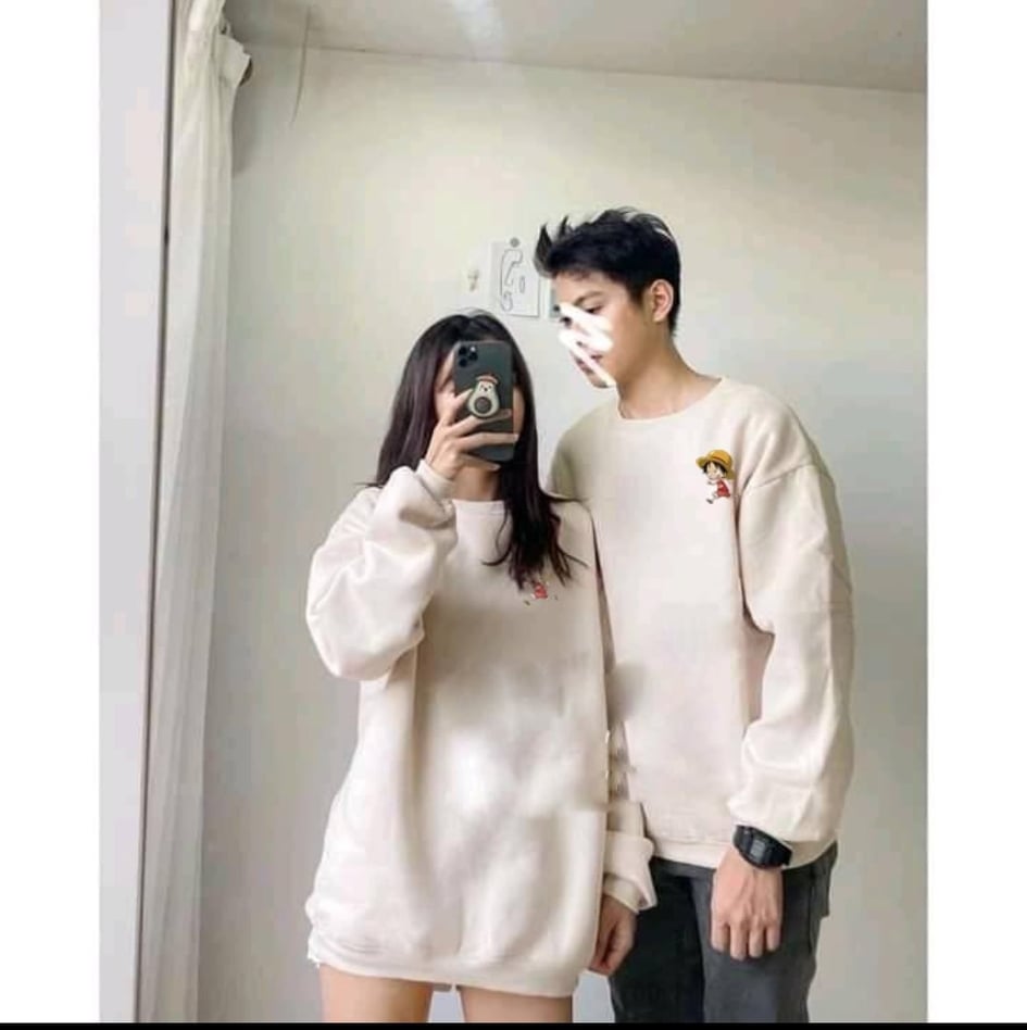 [ SWEATER ĐẸP ]Áo  sweater in hình  LUffy cute (trong luong tu 40 kg den 65kg )