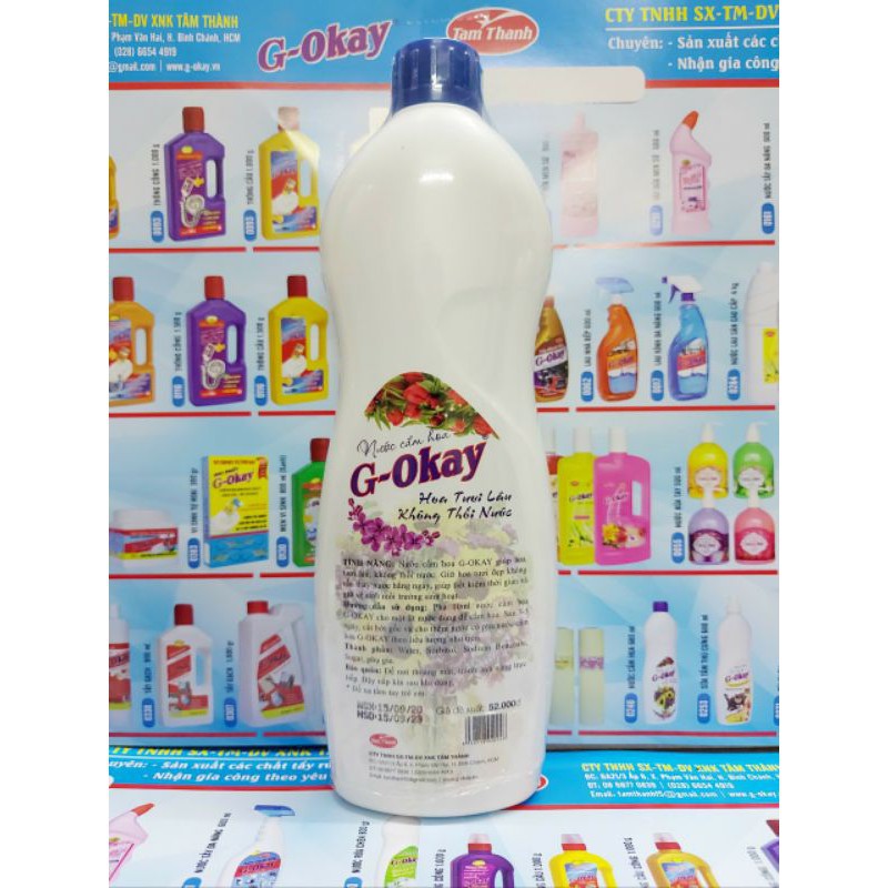 [HCM]Nước cắm hoa tươi 680ml Gia Phú