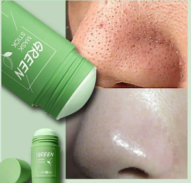 Mặt nạ đất set trà xanh Dạng Lăn - Nạ Đất Set Cà Tím Trắng Da- Se Khít Lỗ Chân Lông