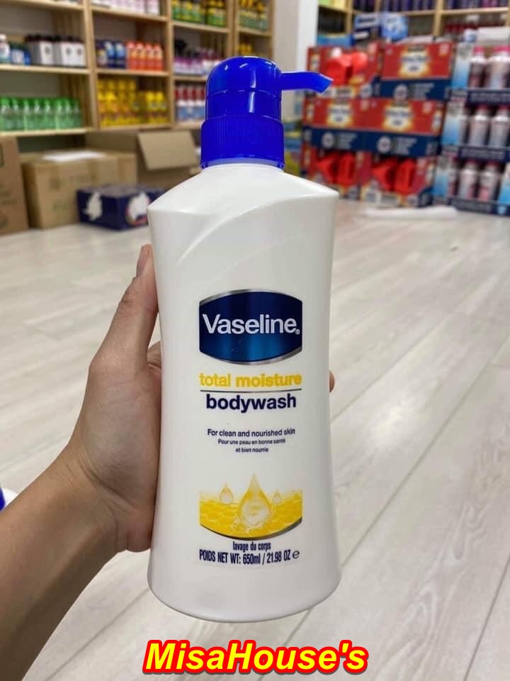 Sữa Tắm Dưỡng Ẩm Vaseline Total Moisture 650ml