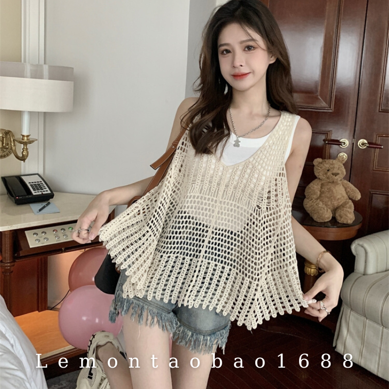 Set Áo Lưới Đan Phong Cách Boho Thời Trang Nữ Store1688
