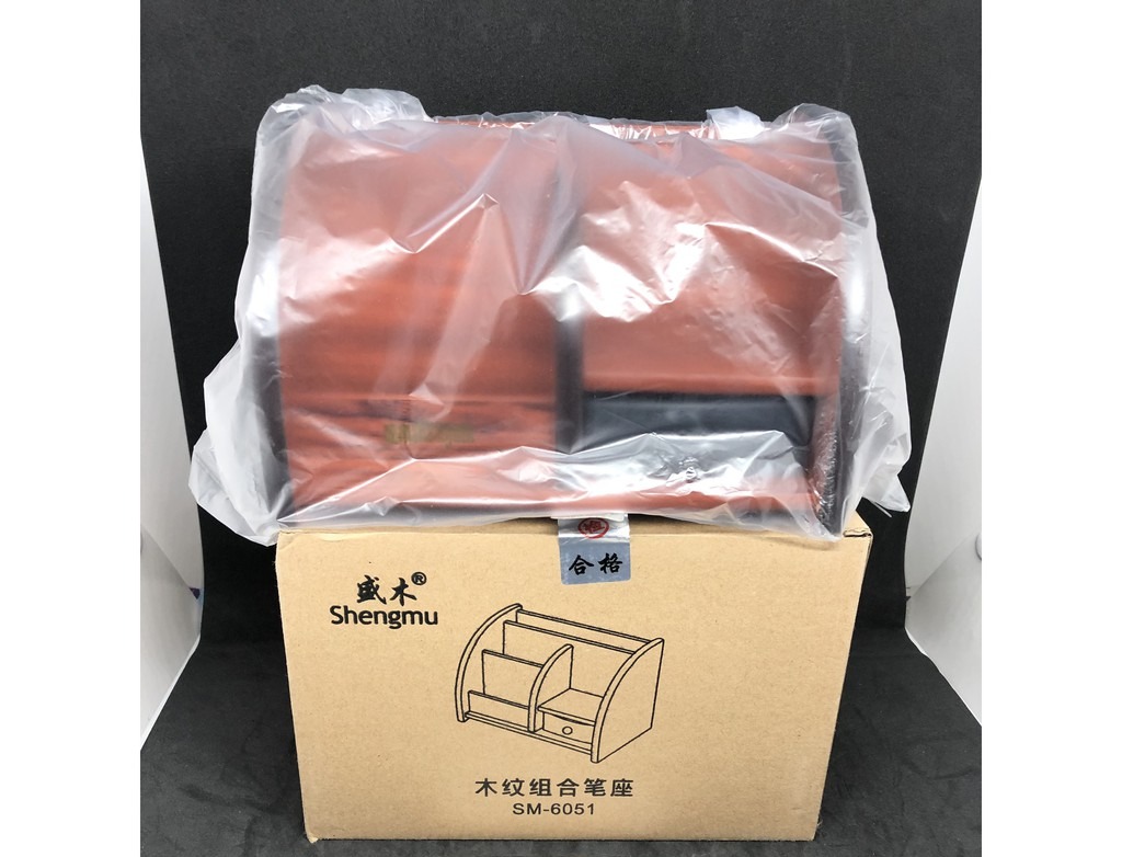 [HCM]Hộp cắm bút gỗ Xukiva 6051