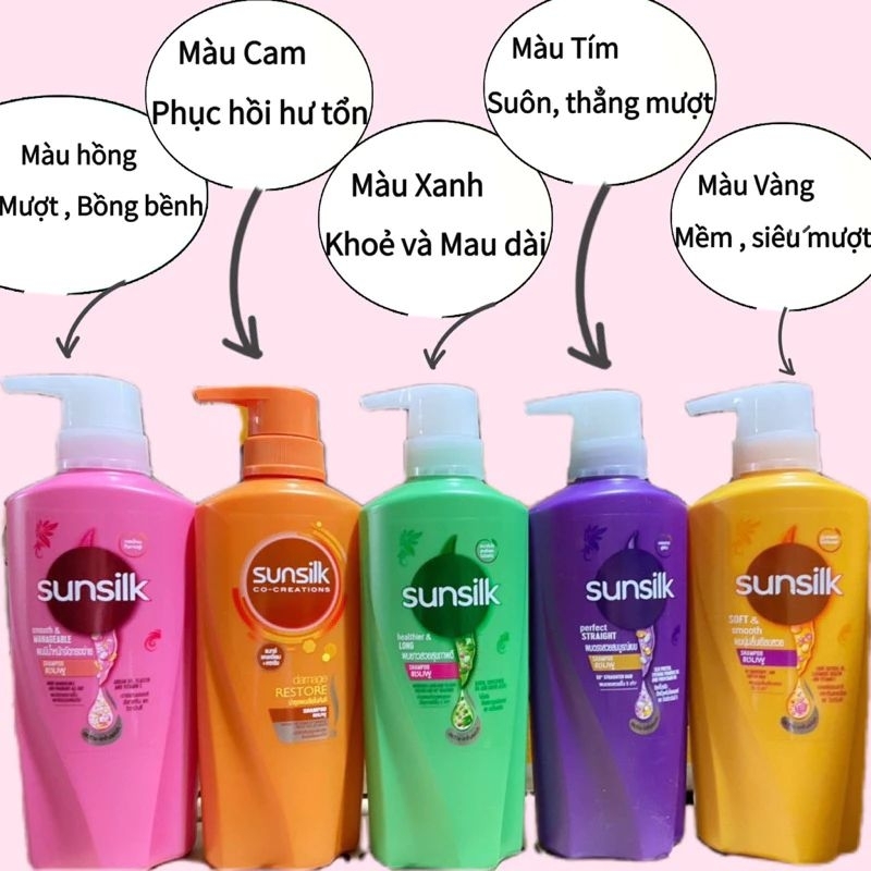 Dầu gội đầu Sunsilk mềm mượt Thái Lan