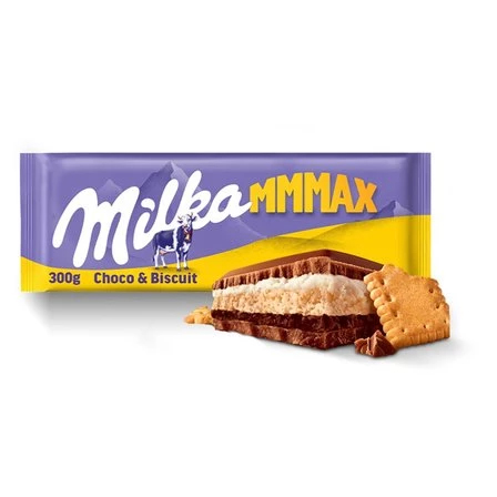Milka Mmmax Sôcôla và bánh quy 300g