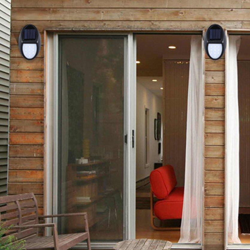 TOP 10 LED Solar Wall Lamp Villa Outdoor Waterproof Lighting Small Wall Lamp