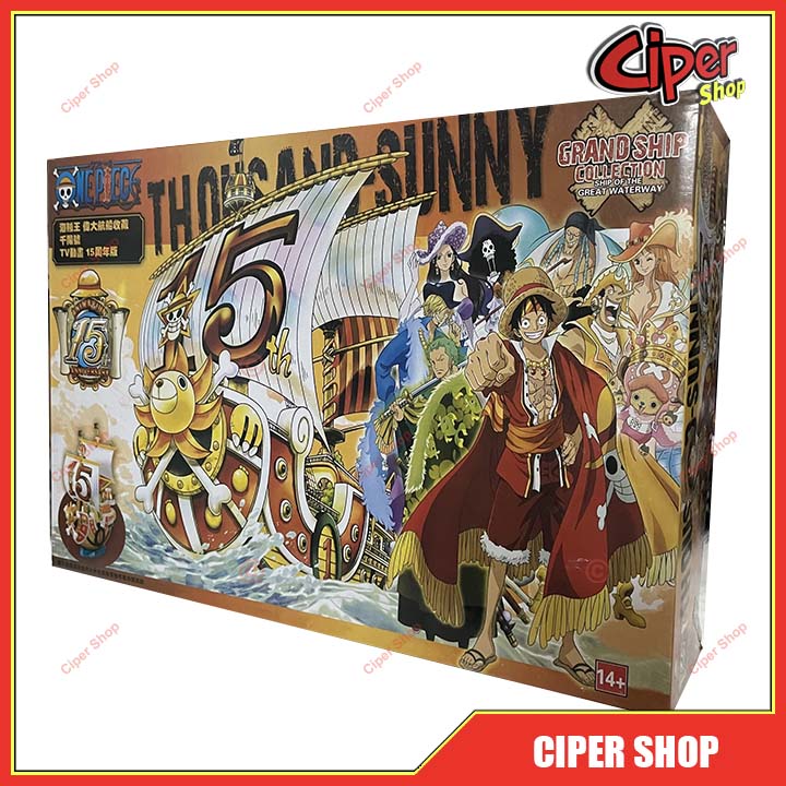 Mô hình thuyền Thousand Sunny 15 năm one piece