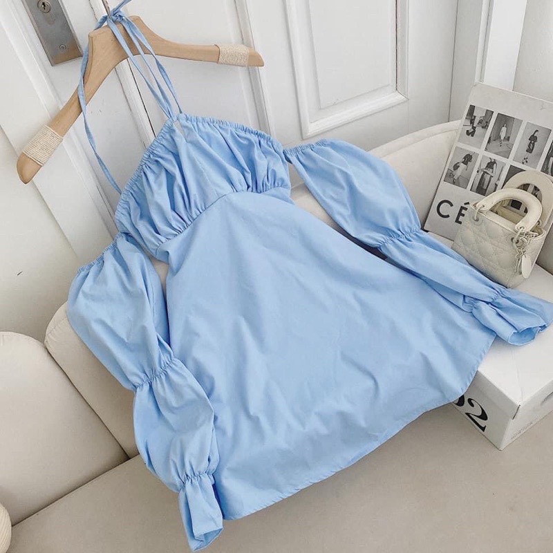 ĐẦM DÂY YẾM MAXI BO THUN