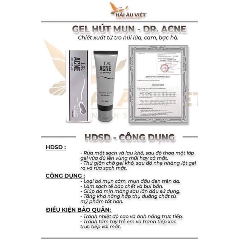 GEL HÚT MỤN THAN TRE DR.ACNE