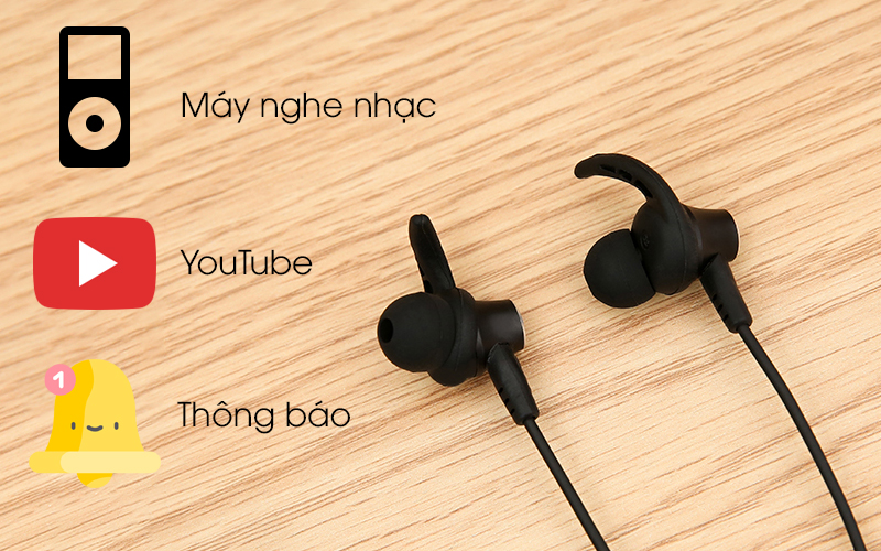 Tai nghe Bluetooth Mozard Flex4 Đen Xanh
