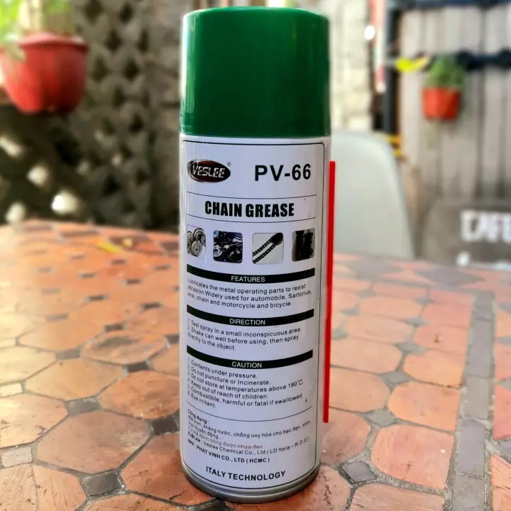 [HCM][MỠ BÔI TRƠN TRẮNG DẠNG XỊT] VESLEE CHAIN GREASE 450 ML