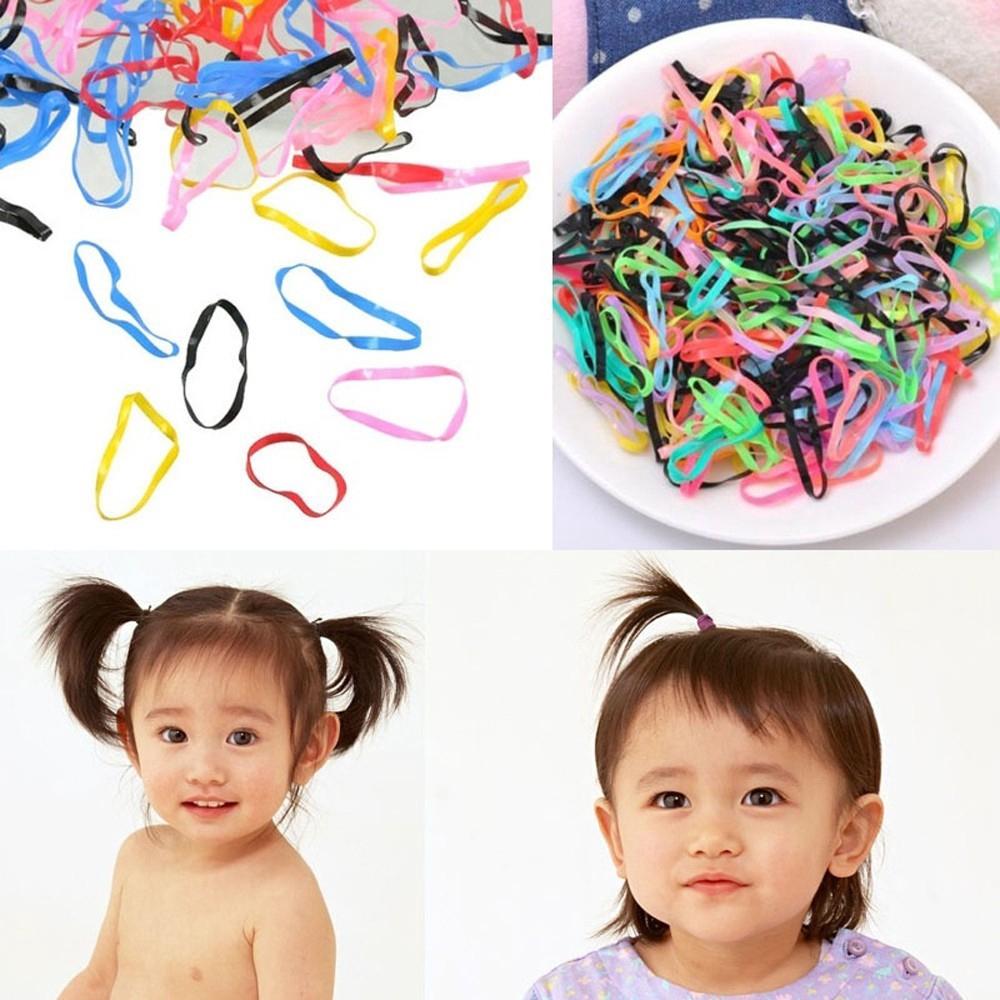 Thun buộc tóc , cột tóc cho bé nhiều màu (200cái)