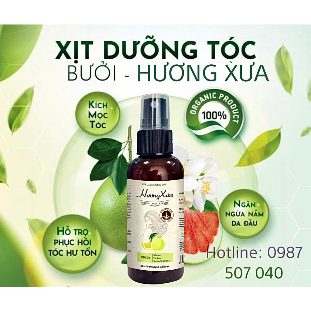 Serum Dưỡng Tóc Hương Xưa 60ml