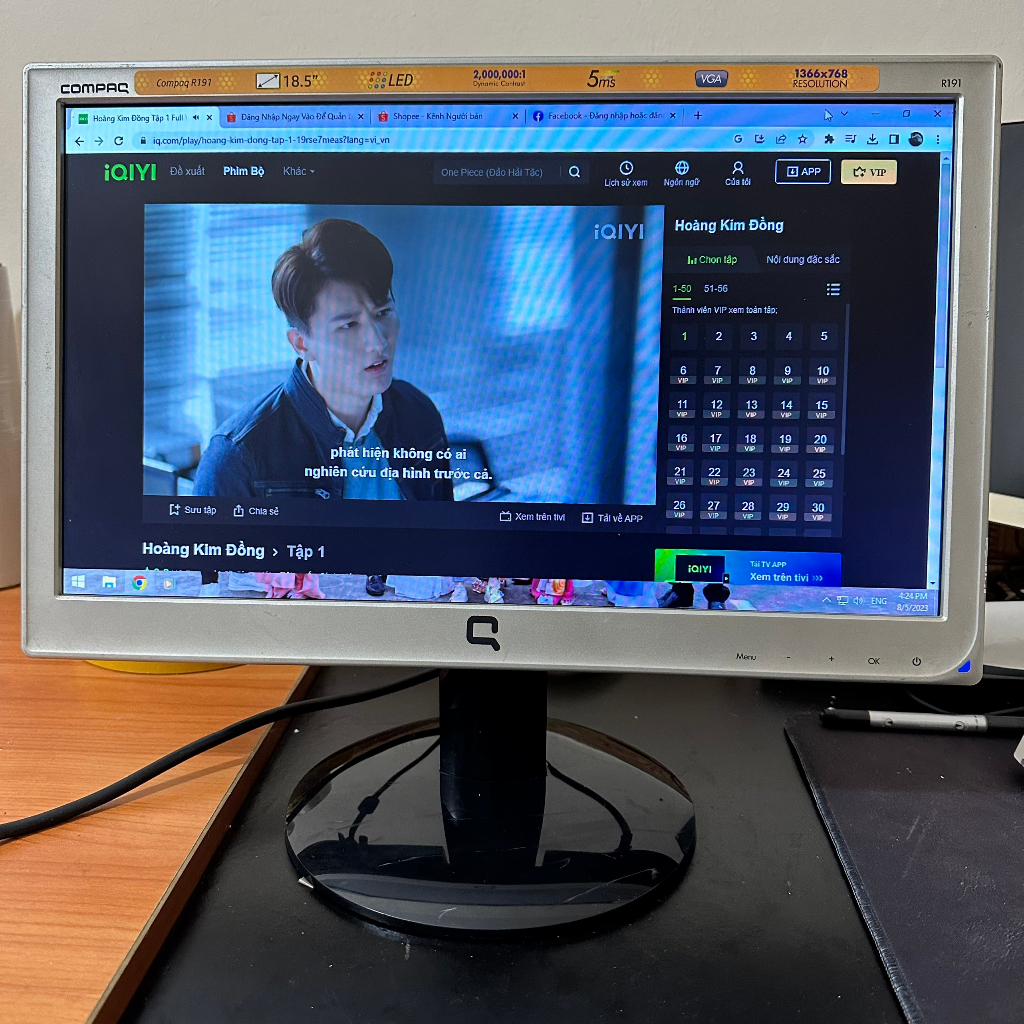 Màn hình Compac 19 led sáng đẹp thanh lý