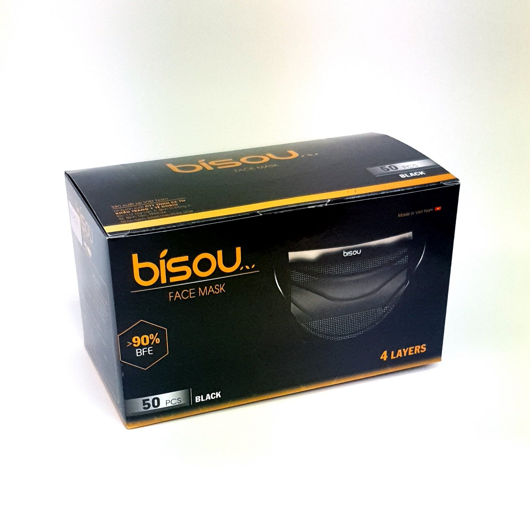 Khẩu trang y tế cao cấp 4 lớp hiệu Bisou