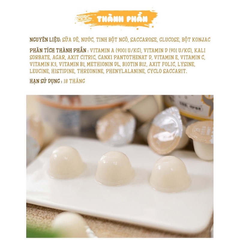 [ Gói 225Gr ] Pudding Sữa Dê Both Bổ Sung Canxi & Dinh Dưỡng Cho Cún Miu 🐶🐱