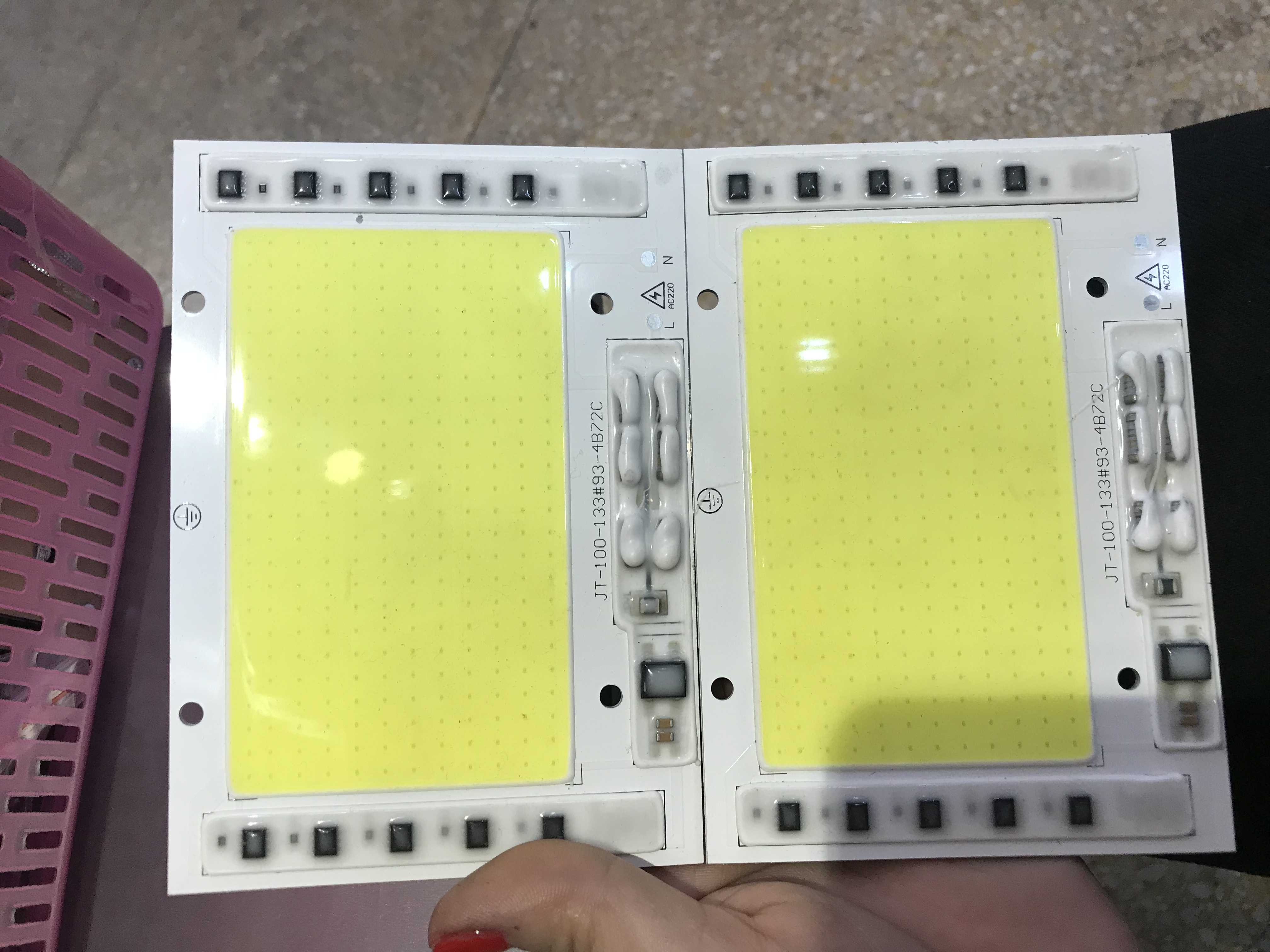 nhân pha đèn led 100w COP điện 220v - nhan100wCOP220v