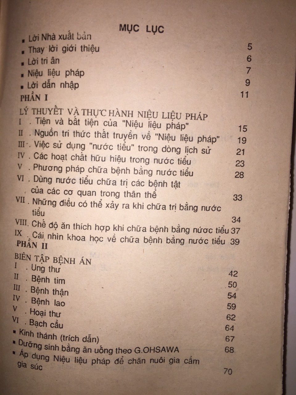 Sách Niệu Liệu Pháp