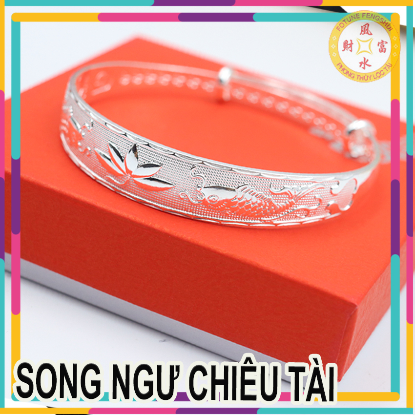 Lắc bạc Song Ngư Chiêu Tài