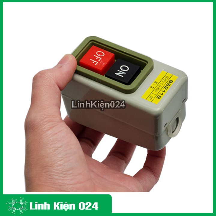 Công tắc nút nhấn 3 pha 380v 1.5kw bs211b