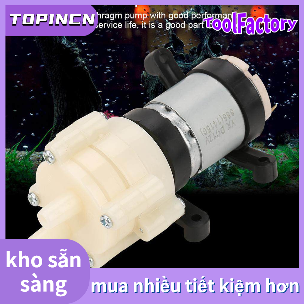 DC 12V Mini Electric Diaphragm Water Suction Pump for Tea Machine Fish Tank