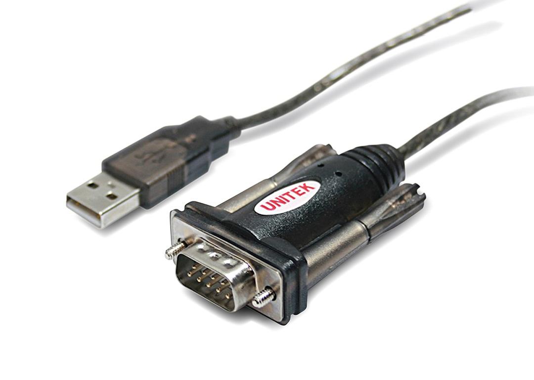 Cáp chuyển đổi USB sang RS232 (cổng COM 9 chân) Unitek Y-105