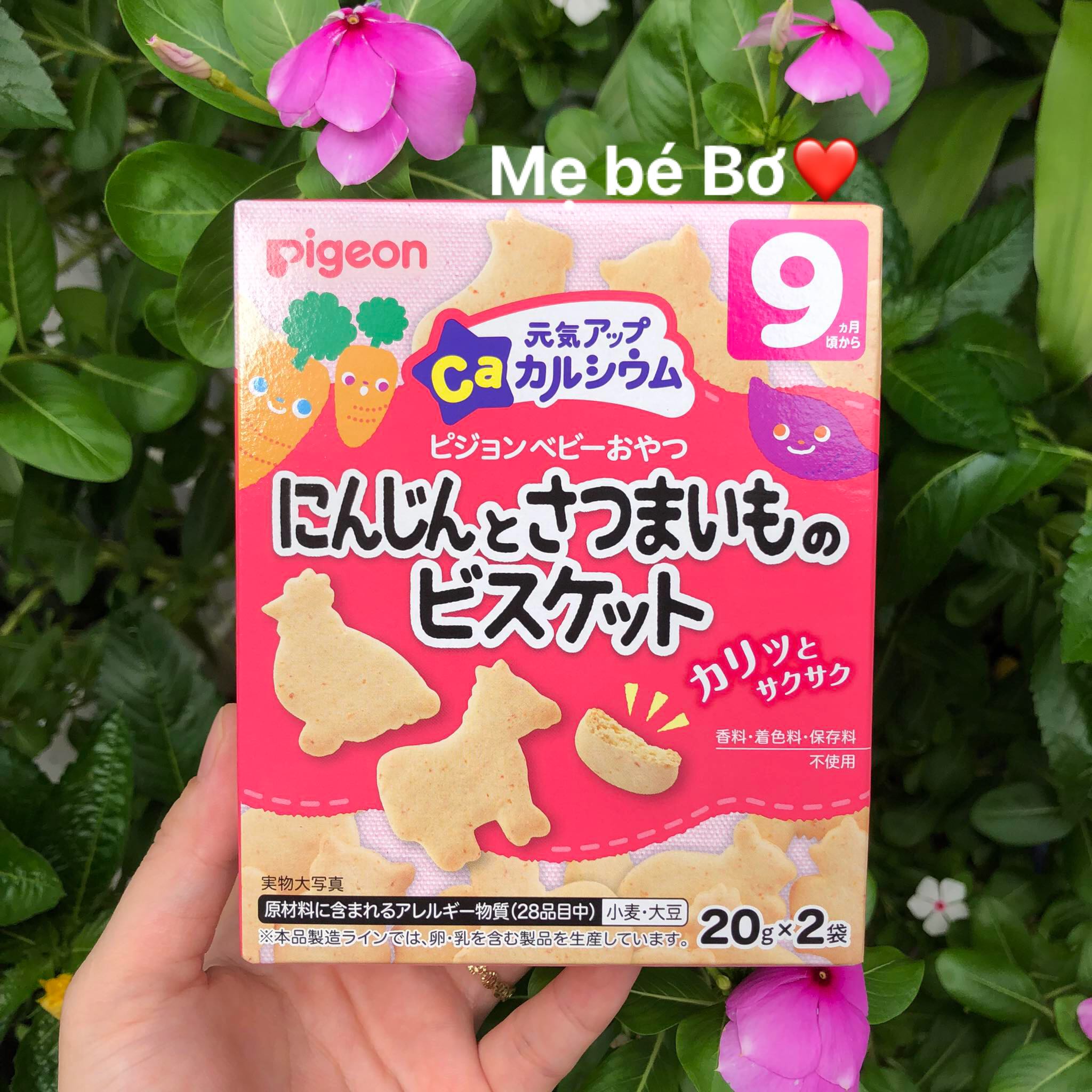 Bánh ăn dặm PIGEON Nhật cho bé