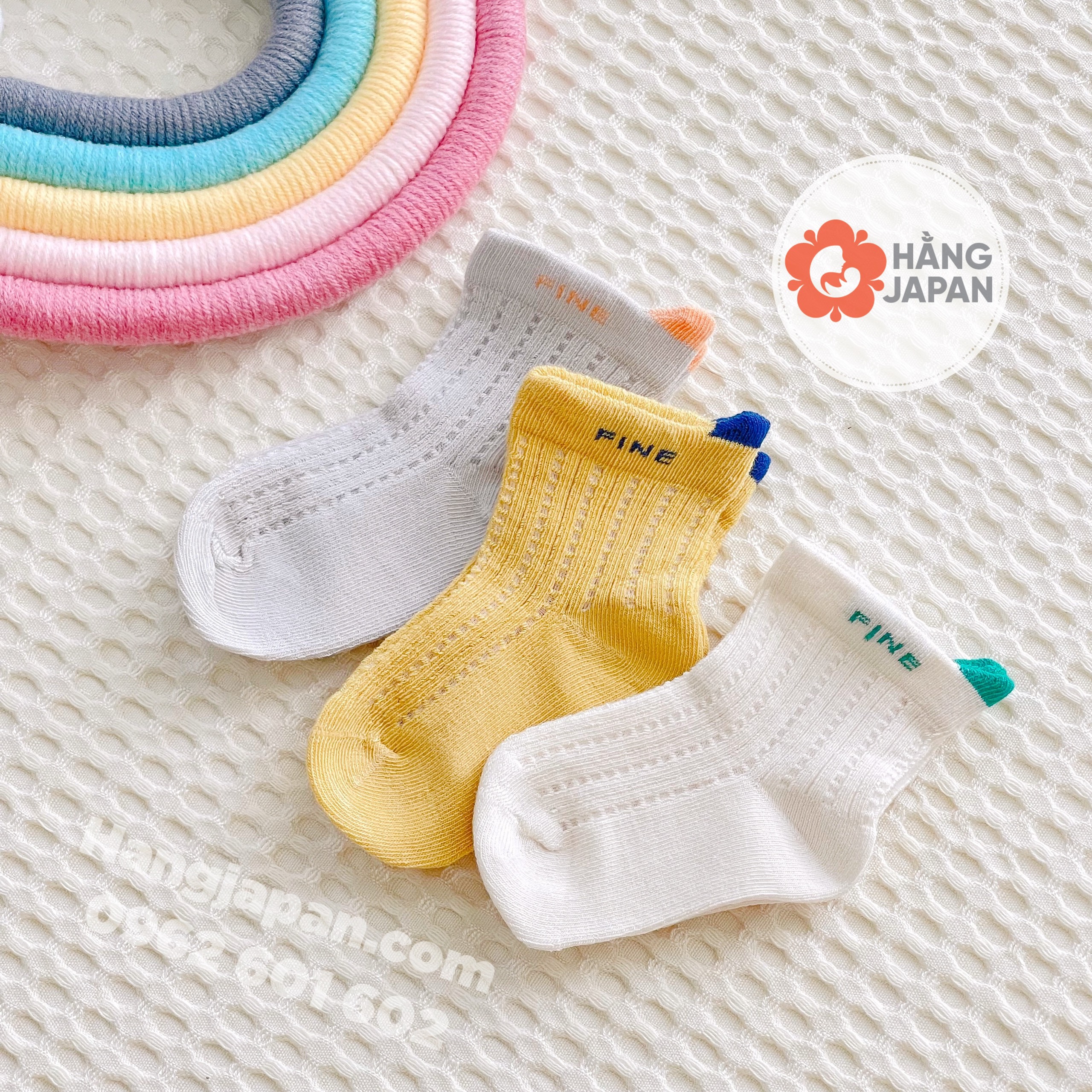 Set 3 tất lưới Nemo Baby size S/M