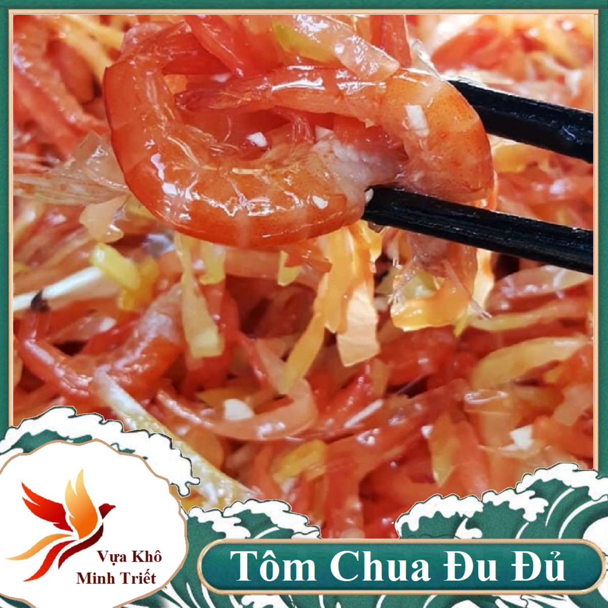 Mắm tép  đu đủ Cà Mau (Mắm tôm chua trộn đu đủ) - Không phẩm màu VỰA KHÔ MINH TRIẾT