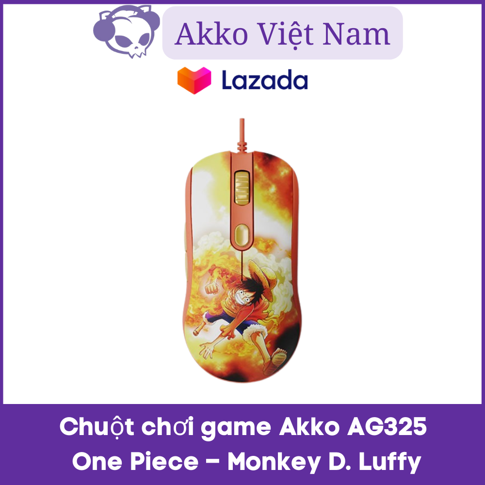 Chuột chơi game Akko AG325 One Piece – Monkey D. Luffy