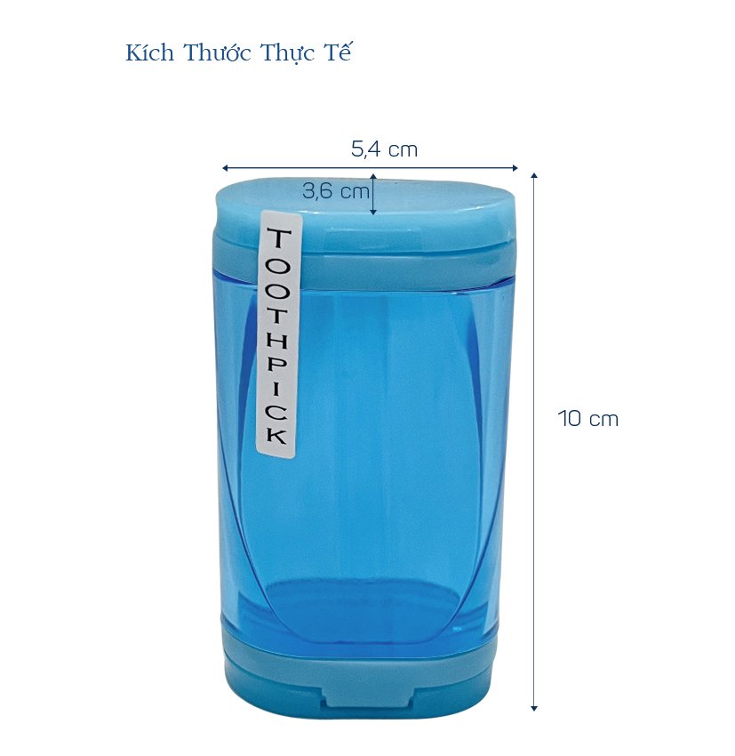 Hủ đựng tăm, tiêu 2 trong 1 Tự Lập