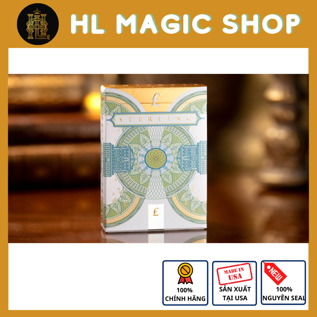 Bộ bài tây, bài ảo thuật Sterling Standard Edition Playing Cards by Kings Wild Project - Bài Mỹ - Bài Chính Hãng