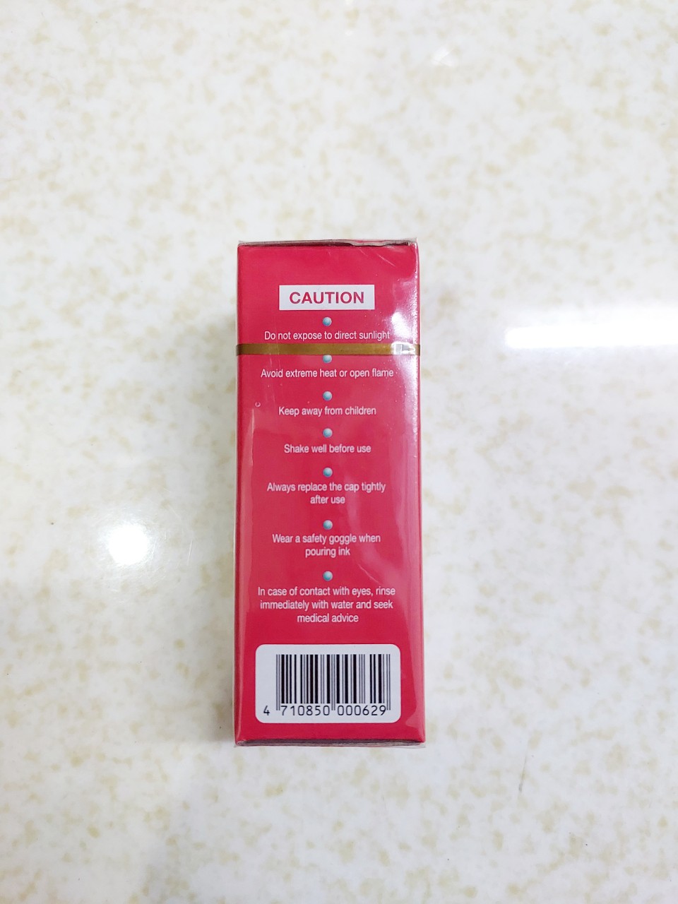 Mực dấu Shiny Stamp Ink đỏ
