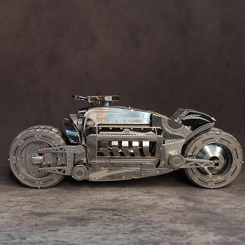 Mô hình 3D kim loại lắp ráp mô tô Dodge Tomahawk [ Chưa Lắp ]
